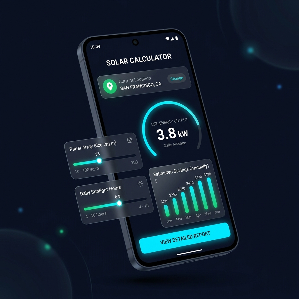 Solar Energy Calculator App